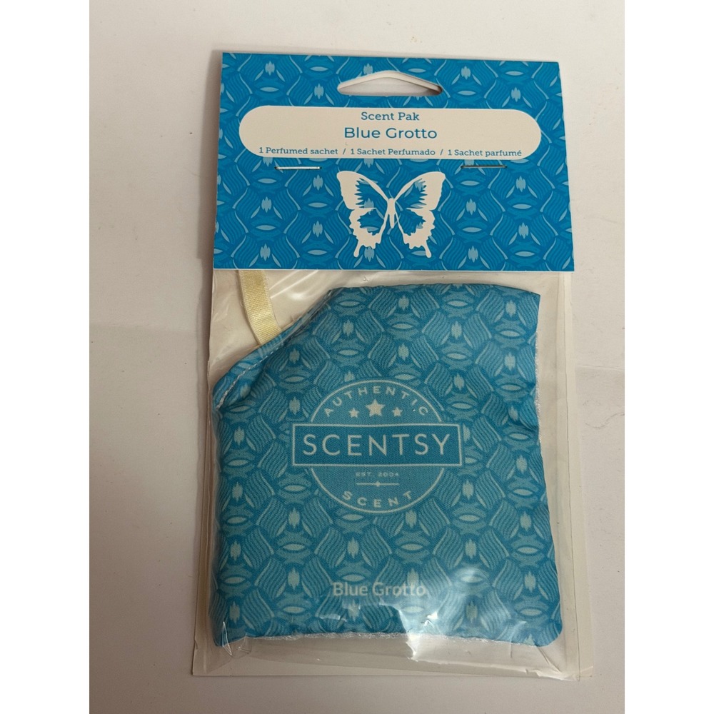 Scentsy Blue Grotto Scent Pak Perfumed Sachet Home Fragrance New